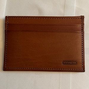 Coach Leather Card Case - great condition!